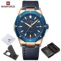 ราคา นาฬิกา NAVIFORCE สำหรับผู้ชายนาฬิกาหนังหลายเหลี่ยมนาฬิกาข้อมือกันน้ำวันที่วันดั้งเดิม9200L ขาตั้งกล้องลำลอง (20902547658)
