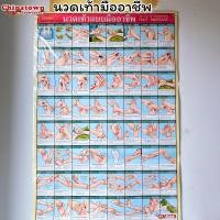 ราคา โปสเตอร์ การนวดแผนไทย Poster นวด นวดแผนไทย ฤษีดัดตน กดจุดรักษาโรค การนวดกดจุด ลมปราณ ไม้กดจุด กัวซา เบาะนวด นวดแผนโบราณ นวดแผนไทย (13850344919)