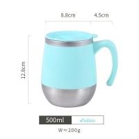 ราคา แก้วกาแฟ แก้วเก็บความร้อน พร้อมฝา แก้วกาแฟ สามารถใส่ได้ทั้งร้อนและเย็น ชา กาแฟ นมสด น้ำดื่ม เก็บร้อนและเย็ เก็บความร้อน 500ml (16434861512)