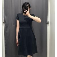 ราคา Uniqlo ชุดเดรสแขนสั้นเอวสูงพิมพ์ลายชุดเดรสหน้าร้อน2023ห้องลองเสื้อ455695 458286 (18296624149)