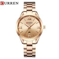 ราคา CURREN นาฬิกาผู้หญิงนาฬิกาสุภาพสตรี9007เหล็กสร้อยข้อมือสตรีนาฬิกาผู้หญิงนาฬิกา Relogio Feminino Montre Femme (21170375619)