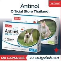 ราคา อาหารเสริมสำหรับแมว Antinol EAB 277 120 แคปซูล (21267751128)