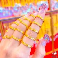 ราคา แหวนทองหนึ่งกรัม ลายเหลี่ยมรุ้ง 96 5 น้ำหนัก 1 กรัม การันตีทองแท้ มีใบรับประกันสินค้า ขายได้ จำนำได้ (19774345120)