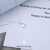 ราคา สร้อยคอเงินแท้92 5 จี้หัวใจ ตัน 9 mm น่ารักมาก เหมาะกับสาวๆ เกาหลีสุดๆ ใส่ได้ในทุกโอกาส สร้อยคอเงินแท้ 100 Major Silver (8471048472)