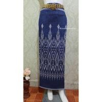 ราคา ผ้าถุงไหม ผ้าซิ่นไหม ผ้ามัดหมี่ฝ้ายย้อมคราม (19335546677)