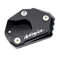 ราคา สำหรับ Kawasaki Ninja 650 NINJA 250 300 NINJA 1000 SX ER6F ER6N ZX6R ZX10R CNC Kickstand ขาตั้ง Extension Pad แผ่นรองอุปกรณ์เสริมรถจักรยานยนต์ล้อยางวาล์วอากาศหมวก (16112837629)