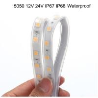 ราคา 5m 12V 24V IP67 IP68 RGB LED Rope Strip Tube Waterproof Underwater Outdoor 5050 RedGreenBlue 60LEDsM Truck Boat Car (16078296583)