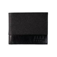 ราคา ELLE HOMME กระเป๋าสตางค์หนังวัวแท้ สไตล์ Business แบบพับสั้น H8W118 (16039773793)