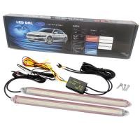 ราคา ไฟส่องสว่างเวลากลางวัน LED 12V 1คู่สำหรับไฟหน้ารถแถบไฟ LED ต่อเนื่องสัญญาณเลี้ยวสีเหลืองหลอดฮาโลเจนเดย์ไลท์อัตโนมัติ (20888490955)