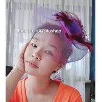 ราคา 1 ใบ กิ๊บหมวกผ้าตาข่าย กิ๊บหมวก กิ๊บขนนก ตาข่าย กิ๊บติดผม กิ๊บแฟนซี กิ๊บแฟชั่น เครื่องประดับผม เชียร์ลีดเดอร์ กีฬาสี งานแฟนซีparty fancy m24 (12264333023)