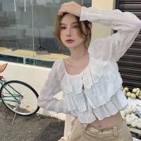 ราคา มีปลายทาง เสื้อชีฟองเเขนยาว เสื้อขนมชั้นน่ารัก เสื้อชีฟองปาดไหล่ผู้หญิง เสื้อปาดไหล่สวยๆ ราคาน่ารักถูกสุด (16965809046)