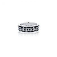 ราคา ake ake Prophecy Spinner Ring แหวนเงินแท้ 925 แกะมือขัดเงาลงดำ ลายสุดคลาสสิก แบบแหวนหมุนได้ (10762358212)