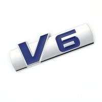 ราคา 3D รถ V6โลโก้สติ๊กเกอร์สัญลักษณ์อัตโนมัติตรารูปลอกสำหรับ V6 (14957688927)