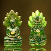 ราคา พระนาคปรก เนื้อหินจุยเจียสีเขียว หน้าตัก 3 5 นิ้ว สูง 7นิ้ว (20505909134)