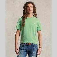 ราคา Sale Polo Ralph Lauren เสื้อยืดผู้ชาย Tee Custom Slim Fit Jersey Crewneck T Shirt รุ่น MNPOTSH1N821836 สีเขียว (20809287273)