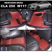 ราคา พรมปูพื้นรถยนต์BENZ CLA250 W117 ปี 14 18 พรมVIP สีไวน์แดง หนาพิเศษ เต็มคัน 3ชิ้น (1684928306)