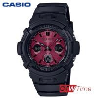 ราคา CASIO G Shock นาฬิกาข้อมือ สายเรซิน รุ่น AWR M100SAR 1ADR สีดำ หน้าปัดแดง (11188676922)