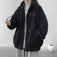 ราคา เสื้อแขนยาวมีซิป เสื้อกันหนาวมีฮู้ด เสื้อ กันหนาวมีซิป ผ้าสำลี ผ้าหนาดีใส่สบาย star1 (21076677639)