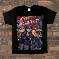 ราคา T shirt HH พร้อมส่ง เสื้อยืดแขนสั้นพิมพ์ลาย Homage Tee Akuma Tribute T Street Fighter เสื้อยืดคอกลม Cotton (20346620092)