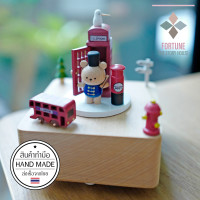 ราคา Street of London กล่องดนตรีเพลงไม้ทำมือ กล่องเพลง Music Box กล่องดนตรีไขลาน ไม่ต้อง Pre Order สินค้าพร้อมส่งจากกรุงเทพทุกวัน (16372172570)