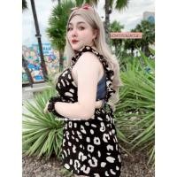 ราคา ชุดเซตสาวอวบ เสื้อสาวอวบ กางเกงสาวอวบ ไซส์ใหญ่ งานตามหา สาวอวบ อก 48 50 52 54 (20425137512)