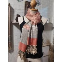 ราคา ผ้าพันคอ ผ้าทอหมักโคลน ผ้าคลุมไหล่ เนื้อผ้านิ่ม (20904776806)