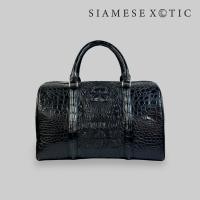ราคา Siamese Xotic Xo Duffle 452 กระเป๋าถือเอนกประสงค์ทรงหมอน Crocodylus Siamensis (21174980080)