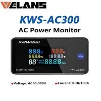 ราคา AC 50 300โวลต์โวลต์มิเตอร์แอมมิเตอร์ KWS พลังงานพลังงานเมตร LED ดิจิตอล AC Wattmeter มิเตอร์ไฟฟ้าที่มีฟังก์ชั่นการรีเซ็ต0 100A (15644950745)