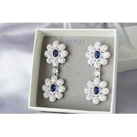 ราคา Neriza Jewelry ต่างหูระย้าประกบเพชรสังเคราะห์ ประกายเทียบเท่าเพชรแท้ NE157 ต่างหูเพชรประกบ ต่างหูเพชร ต่างหูระย้า (18350421973)