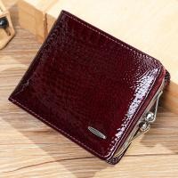 ราคา EDERN กระเป๋าสตางค์หนังวัวสำหรับผู้หญิงกระเป๋าสตางค์แบบสั้นแฟชั่นย้อนยุคกระเป๋าเงินเหรียญหนังแท้กระเป๋าสตางค์พับสองตอนหนังสิทธิบัตรสุภาพสตรีผู้ถือบัตร (20522247288)
