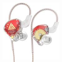 ราคา ดั้งเดิม qkz akx IEM หูฟังมอนิเตอร์ระดับอินเอียร์โปร่งใสหูฟังแบบมีสายพร้อมไมค์ไฮไฟเบสสเตอริโอหูฟัง AUX 3 5มม (21170612256)