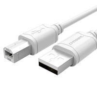 ราคา CHOSEAL สาย USB Printer USB A ถึง B 2 0 ชาย ชาย B เครื่องพิมพ์สำหรับ HP canon Dell Epson Lexmark เครื่องพิมพ์ USB 2 0 (21170680782)
