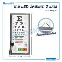 ราคา ป้ายไฟ LED วัดสายตา ระยะการตรวจสายตา 3 เมตร และ 5 เมตร แบบตัวเลข และ ตัวอักษร (11779539532)