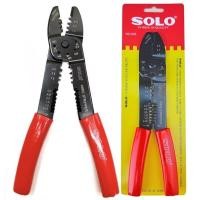 ราคา คีมย้ำหัวสายไฟ SOLO 905 รุ่น Wire stripper 905 solo wire cutter 53a KW8 (11194543397)