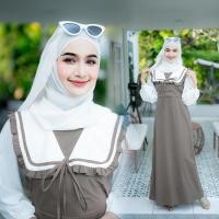 ราคา ชุดเดรสอิสลาม ผู้หญิง สไตล์แฟชั่นมุสลิม เหมาะกับผญอิสลามใส่ออกงาน IM54 (21200228221)