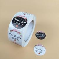 ราคา สติ๊กเกอร์ขอบคุณ Thank you Sticker สติ๊กเกอร์สำเร็จรูป ติดกล่อง ฉลากสินค้า ถุงขนม 500 ดวง ม้วน (15689687340)