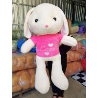 ราคา ตุ๊กตากระต่ายหูยาว ตัวใหญ่1เมตร ผ้านุ่มนิ่ม แก้มชมพูน่ารักมาก (17222559552)