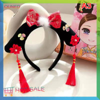 ราคา QUNED ที่คาดผมแบบจีนโบราณผ้าคาดผมแฟชั่นสไตล์จีนแต่งตัวงานปาร์ตี้บนเวทีเจ้าหญิงที่คาดผม1ชิ้น (19983113029)