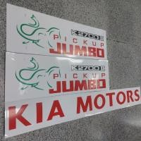 ราคา สติ๊กเกอร์แบบดั้งเดิม แต่งรถ 6 ล้อ ของ KIA sticker สำหรับ เกีย รูปช้าง KIA MOTORS K2700II PICKUP JUMBO ติดรถ แต่งรถ สติ๊กเกอร์ ช้าง (14679899330)