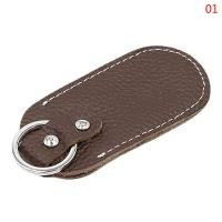 ราคา M H Leather USB Flash Drive Storage Bag Protective Cover Keychain USB Drive Case (18903274343)