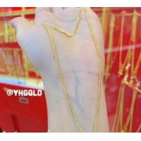 ราคา สร้อยคอทอง2สลึง YHGOLD งาน2สี ทองคำแท้96 5 ขายได้จำนำได้ (16107773466)