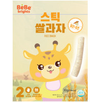 ราคา ขนม Bebedang Step 2 ขนมข้าวสำหรับเด็ก 8 เดือนขึ้นไป รสแครอทชีส หรือ รสมันม่วง 30 กรัม นำเข้าจากเกาหลี (13901165823)