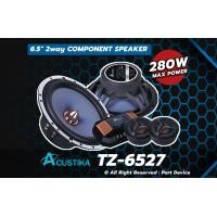ราคา Acustika TZ 6527 6 5 2way COMPONENT SPEAKER 280W MAXPOWER ลำโพงรถยนต์ เครื่องเสียงติดรถยนต์ Speaker Amplifier Car Audio สินค้าพร้อมส่ง (12264657849)