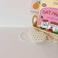 ราคา OKADY กระเป๋ากระเป๋าสตางค์ปักมุกสีขาวขนาดเล็กของเด็กผู้หญิงกระเป๋าวินเทจเพิร์ลกระเป๋างานเลี้ยงคลัทช์ลูกปัดไข่มุกกระเป๋าสะพายไหล่สำ (18548854039)