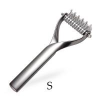 ราคา HamshMoc เครื่องมือกำจัดขนคราดเสื้อชั้นในสองด้านทนทานแปรงสำหรับสุนัขสำหรับขนยาวสุนัขและแมวหวีสำหรับสุนัขขน (18957819512)