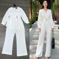 ราคา charissa จั้ทสูทขายาว จั้มสูท จั้มสูทสีขาว จั้มสูทสีดำ (20169907125)