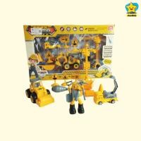 ราคา StarKids รถทำถนน รถเจาะ รถบดถนน รถก่อสร้างถนน รถสามารถถอดอะไหล่ได้ พร้อมอุปกรณ์ครบครัน (17714618465)