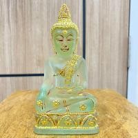 ราคา พระประธาน ประดับมุดทองเหลืองเนื้อหินจุยเจีย ฐาน 3 นิ้ว สูง 6 5 นิ้ว (20842514525)