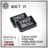 ราคา แบตกล้อง Canon LP E12 สำหรับกล้อง Canon EOS M10 M50 M100 100D EOS M EOS M2 (20118047128)