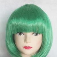 ราคา Dece Florแฟชั่นผู้หญิงเซ็กซี่หน้าม้าแบบเต็มวิกผมสั้นเหยียดตรงBOBOคอสเพลย์ปาร์ตี้เต็มWigs (6394184534)